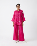 Rani Pink Embellished Salwar Set