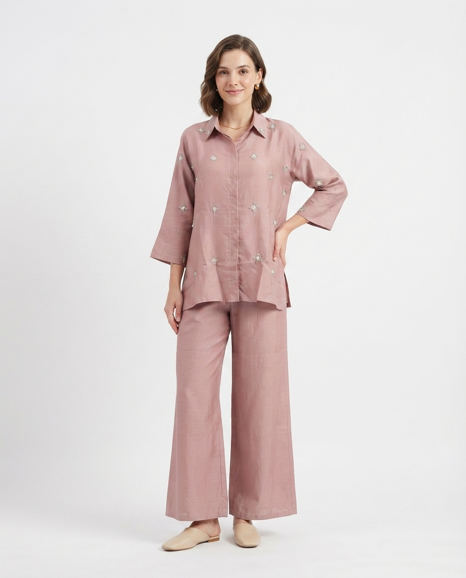 Rose Embellished Salwar Set