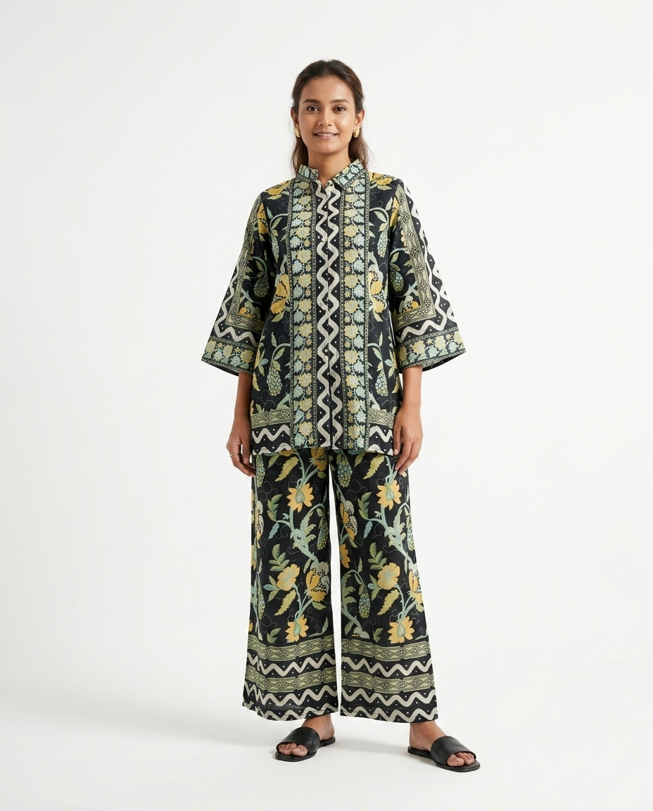 Mira Co-ord Set Muslin material