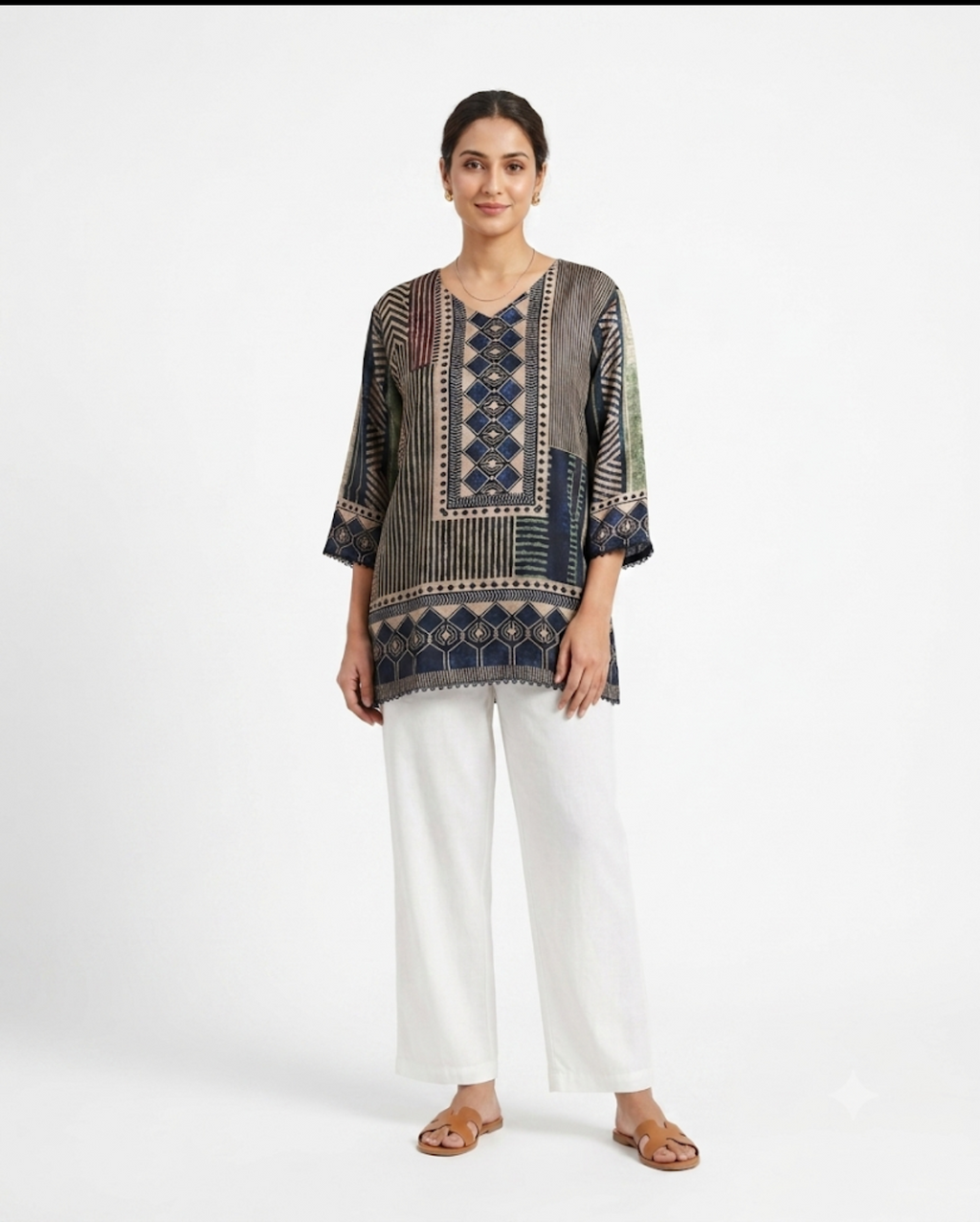 Urban Stripe Crepe Shirt