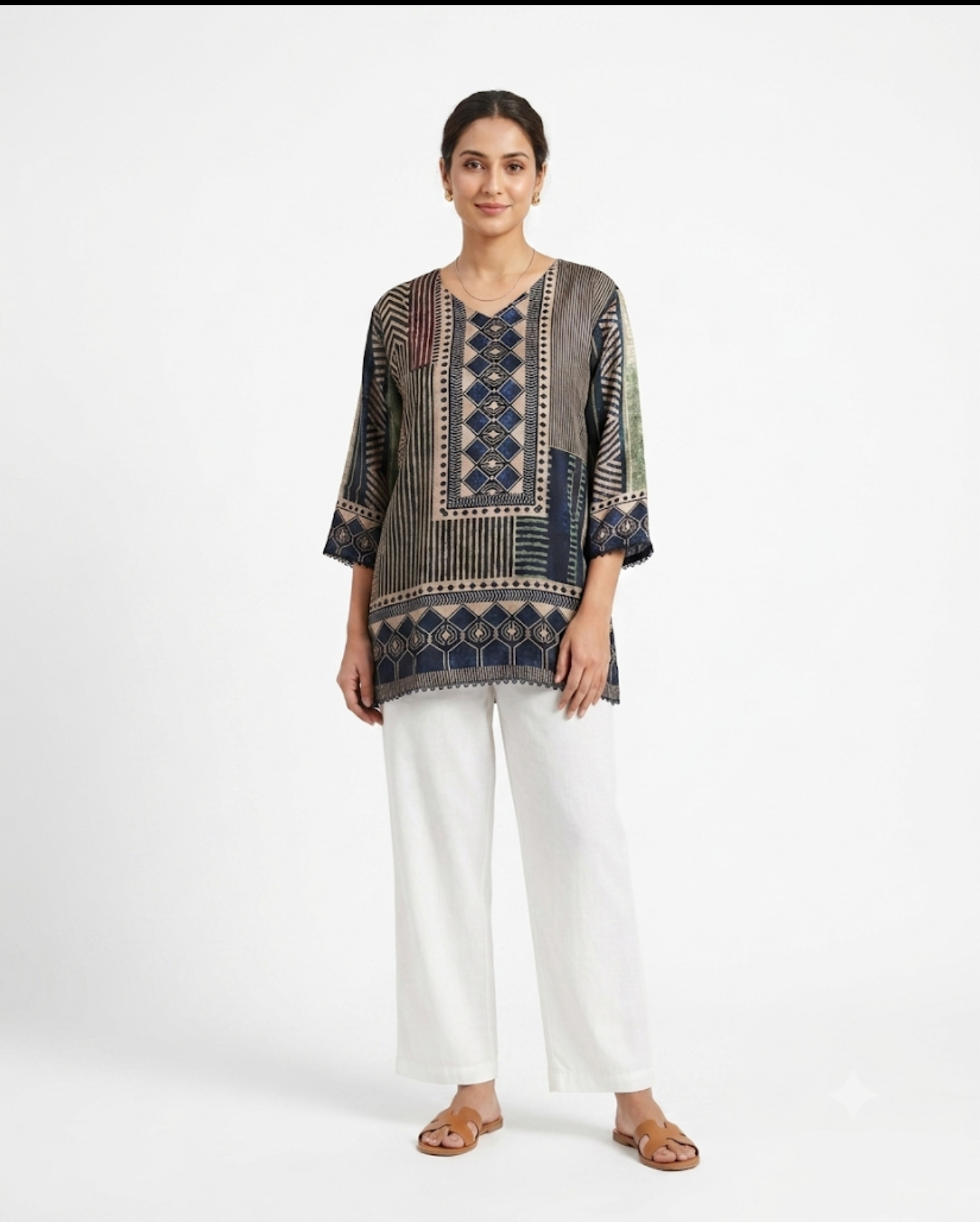 Urban Stripe Crepe Shirt