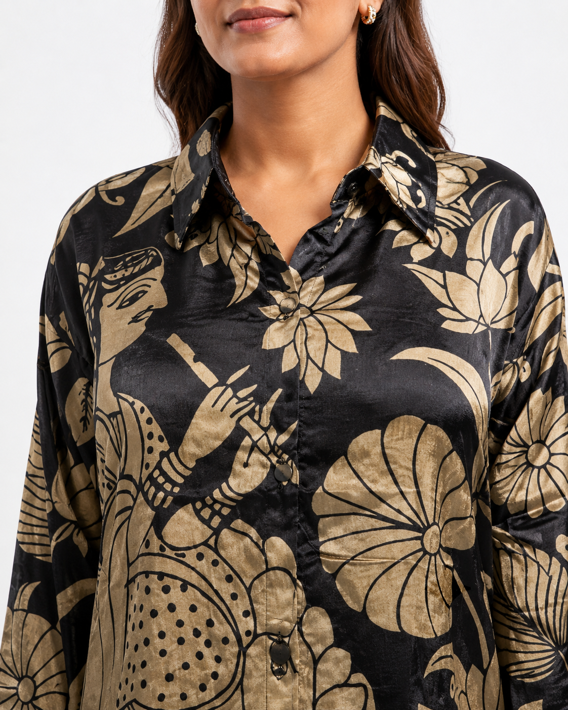 Midnight Muse Muslin Shirt